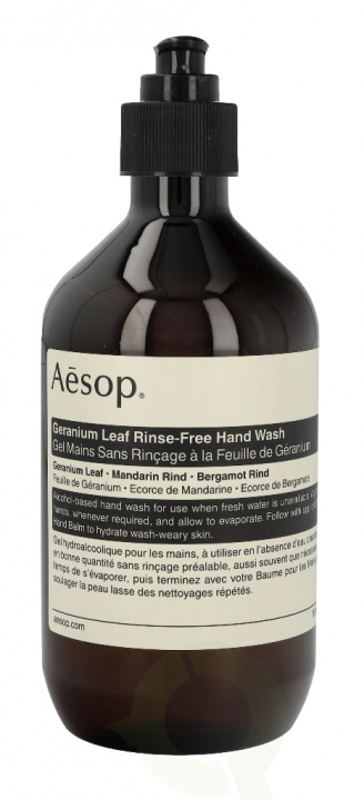Aesop Geranium Leaf Rinse-Free Hand Wash carton @ 1 piece x 500 ml i gruppen HELSE OG SKJØNNHET / Hudpleie / Kroppspleie / Duftsåpe hos TP E-commerce Nordic AB (C33005)
