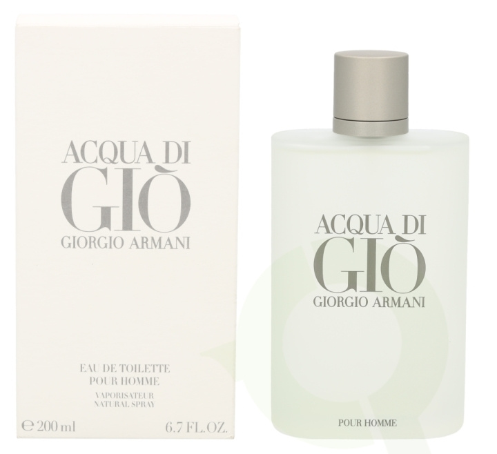 Armani Acqua Di Gio Pour Homme Edt Spray carton @ 1 bottle x 200 ml i gruppen HELSE OG SKJØNNHET / Duft og parfyme / Parfyme / Parfyme for han hos TP E-commerce Nordic AB (C33094)