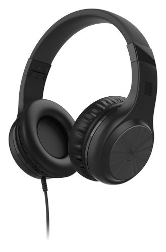 Motorola Moto XT 120 Over-ear-hodetelefoner med kabel, svart i gruppen Elektronikk / Lyd & Bilde / Hodetelefoner & Tilbehør / Hodetelefoner hos TP E-commerce Nordic AB (C33176)