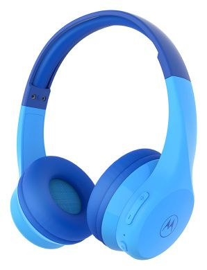 motorola Moto JR300 Headphone Kids BT wireless Blue i gruppen Elektronikk / Lyd & Bilde / Hodetelefoner & Tilbehør / Hodetelefoner hos TP E-commerce Nordic AB (C33180)