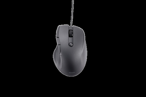 Deltaco Silent Wired Office mouse 5 buttons, 600-1200 DPI, black i gruppen Datautstyr / Mus & Tastatur / Mus / via kabel hos TP E-commerce Nordic AB (C33234)