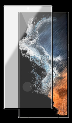 DELTACO Skjermbeskytter, Samsung Galaxy S23 Ultra, 3D buet glass i gruppen SMARTTELEFON & NETTBRETT / Mobilbeskyttelse / Samsung hos TP E-commerce Nordic AB (C33239)
