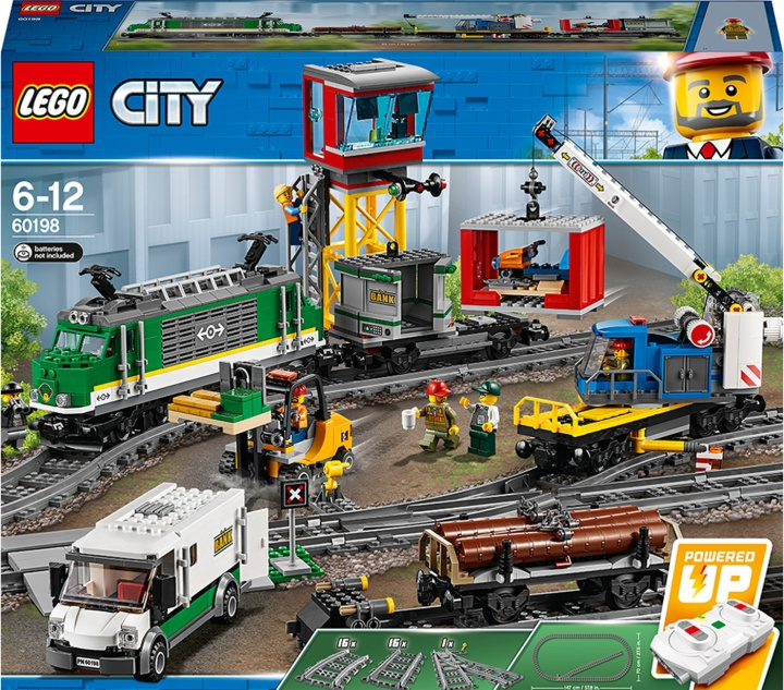 LEGO City Trains 60198 - Cargo Train i gruppen LEKER, BARN OG BABY / Leker / Byggeleker / Lego hos TP E-commerce Nordic AB (C33278)