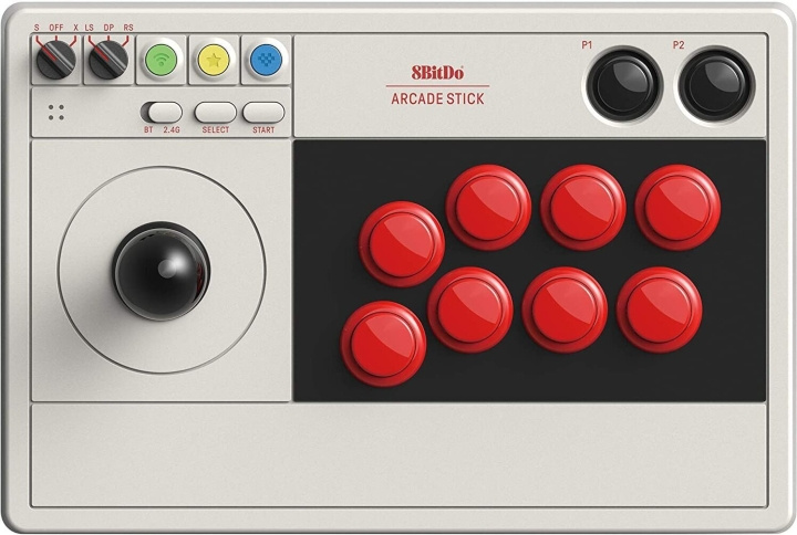8BitDo Arcade Stick, Switch / PC i gruppen Elektronikk / TV-spill & tilbehør / Nintendo Switch / Tilbehør hos TP E-commerce Nordic AB (C33297)