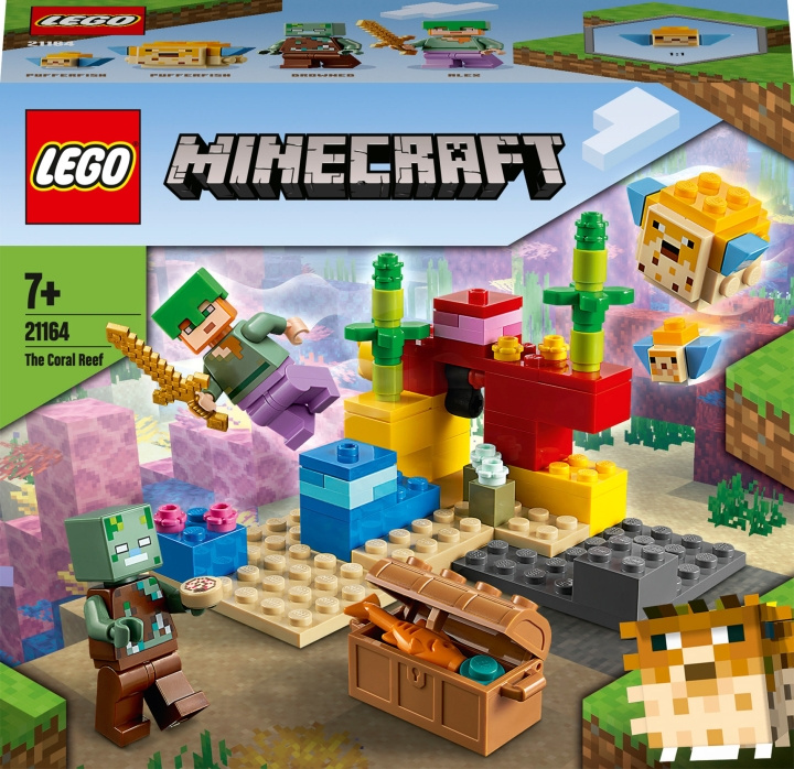 Lego Minecraft 21164 - Korallrev i gruppen LEKER, BARN OG BABY / Leker / Byggeleker / Lego hos TP E-commerce Nordic AB (C33310)