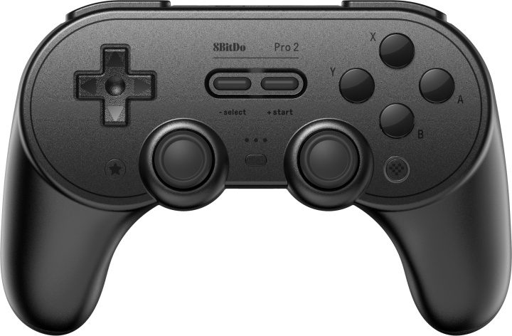 8Bitdo Pro 2 Black Edition spillkontroller, Switch / PC i gruppen Elektronikk / TV-spill & tilbehør / Nintendo Switch / Tilbehør hos TP E-commerce Nordic AB (C33312)