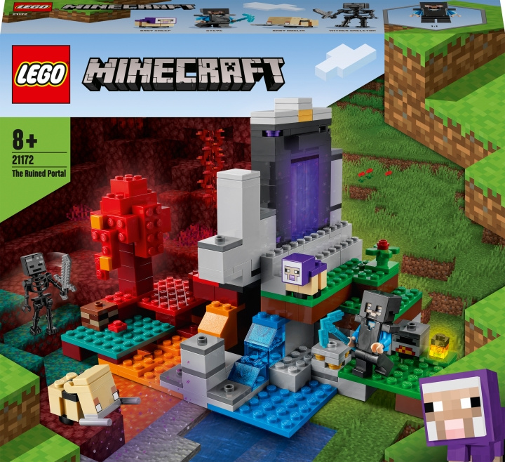 Lego Minecraft 21172 - Den ødelagte portalen i gruppen LEKER, BARN OG BABY / Leker / Byggeleker / Lego hos TP E-commerce Nordic AB (C33319)