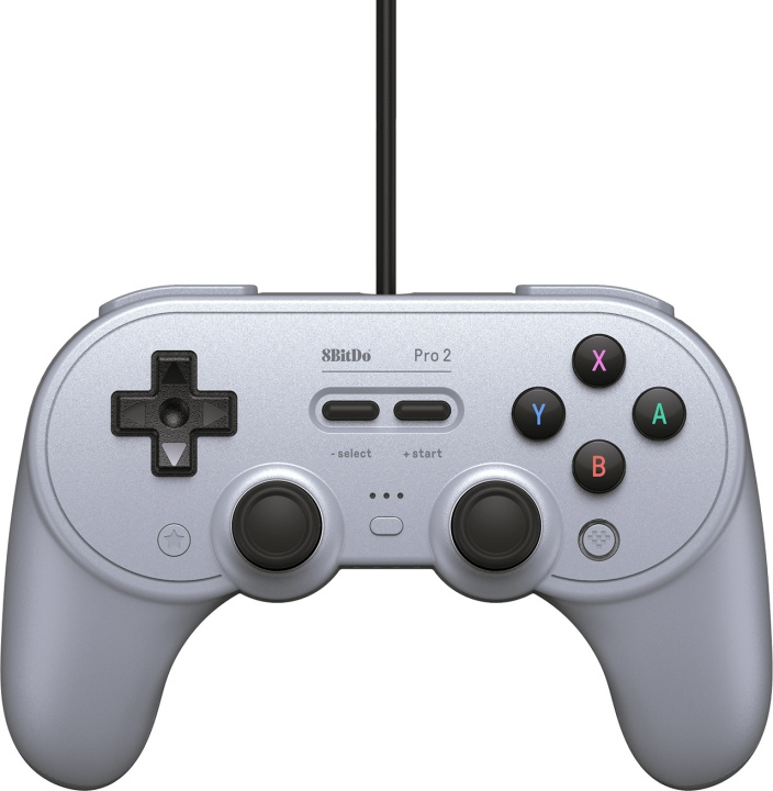 8Bitdo Pro 2 Wired Grey Edition Game Controller Switch / PC i gruppen Datautstyr / GAMING / Gamepad hos TP E-commerce Nordic AB (C33340)
