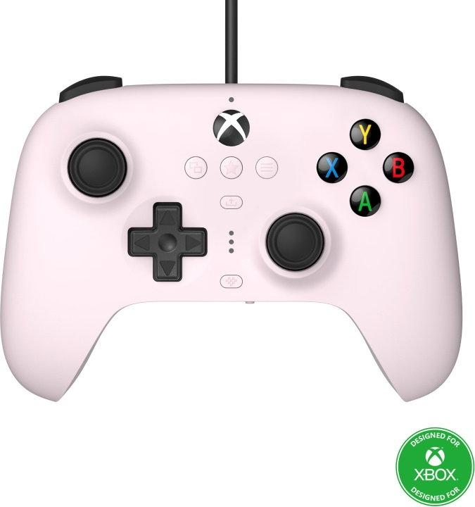 8Bitdo Ultimate Wired Controller, rosa, Xbox / PC i gruppen Elektronikk / TV-spill & tilbehør / Xbox One / Tilbehør hos TP E-commerce Nordic AB (C33343)