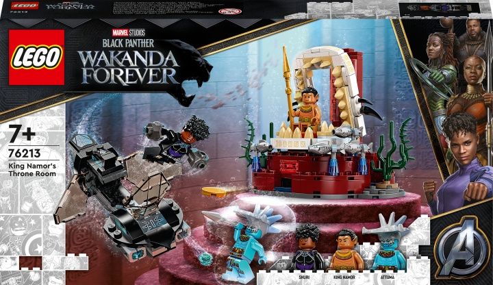 LEGO Marvel Super Heroes 76213 - King Namor’s Throne Room i gruppen LEKER, BARN OG BABY / Leker / Byggeleker / Lego hos TP E-commerce Nordic AB (C33353)