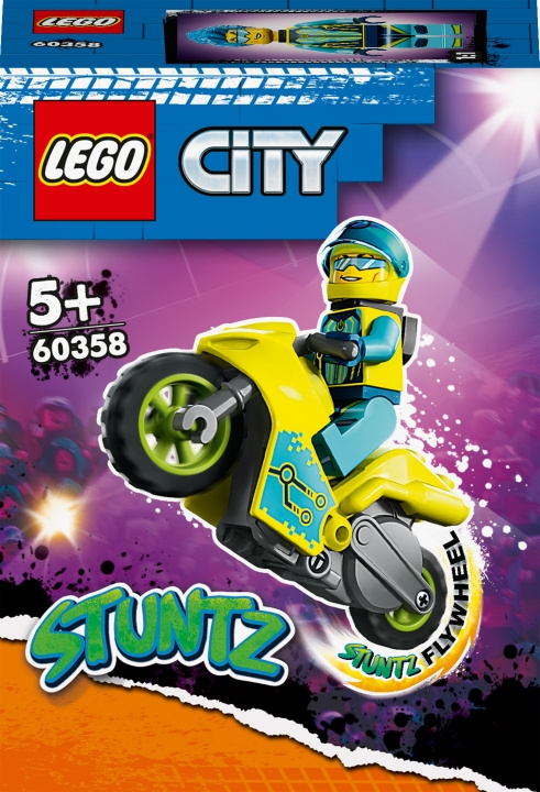 Lego City Stuntz 60358 - Cyberstunt Bike i gruppen LEKER, BARN OG BABY / Leker / Byggeleker / Lego hos TP E-commerce Nordic AB (C33370)