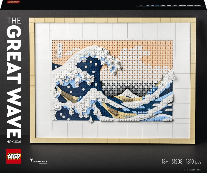 Lego ART 31208 - Hokusai - Under bølgen utenfor Kanagawa i gruppen LEKER, BARN OG BABY / Leker / Byggeleker / Lego hos TP E-commerce Nordic AB (C33373)