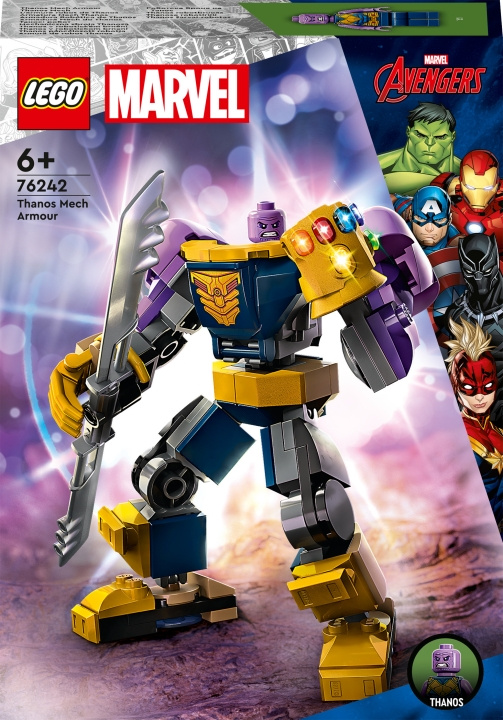 Lego Superhelter 76242 - Thanos i robotrustning i gruppen LEKER, BARN OG BABY / Leker / Byggeleker / Lego hos TP E-commerce Nordic AB (C33381)