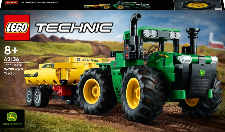 Lego Technic 42136 - John Deere 9620R terrengtraktor i gruppen LEKER, BARN OG BABY / Leker / Byggeleker / Lego hos TP E-commerce Nordic AB (C33403)