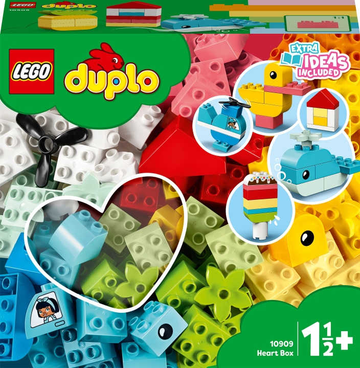LEGO DUPLO Classic 10909 - Heart Box i gruppen LEKER, BARN OG BABY / Leker / Byggeleker / Lego hos TP E-commerce Nordic AB (C33404)