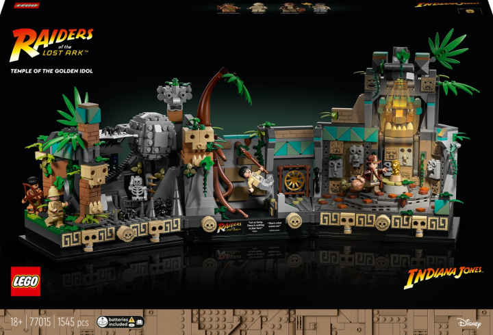 LEGO Indiana Jones 77015 - Temple of the Golden Idol i gruppen LEKER, BARN OG BABY / Leker / Byggeleker / Lego hos TP E-commerce Nordic AB (C33407)