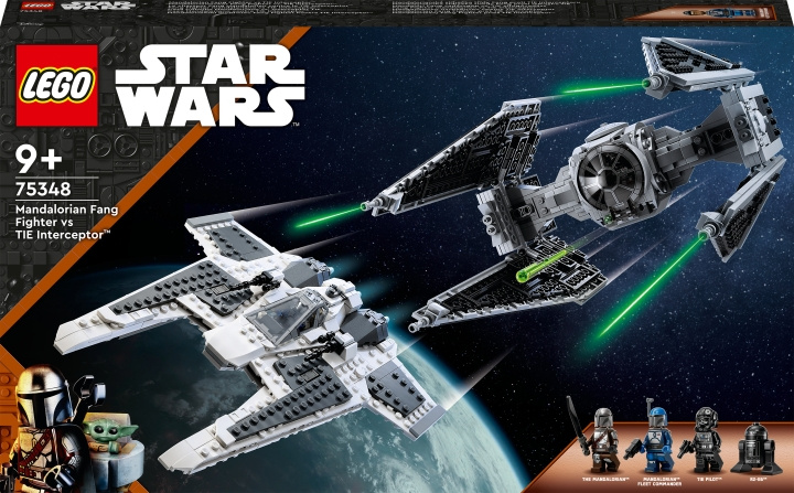 LEGO Star Wars 75348 - Mandalorian Fang Fighter vs TIE Interceptor™ i gruppen LEKER, BARN OG BABY / Leker / Byggeleker / Lego hos TP E-commerce Nordic AB (C33413)