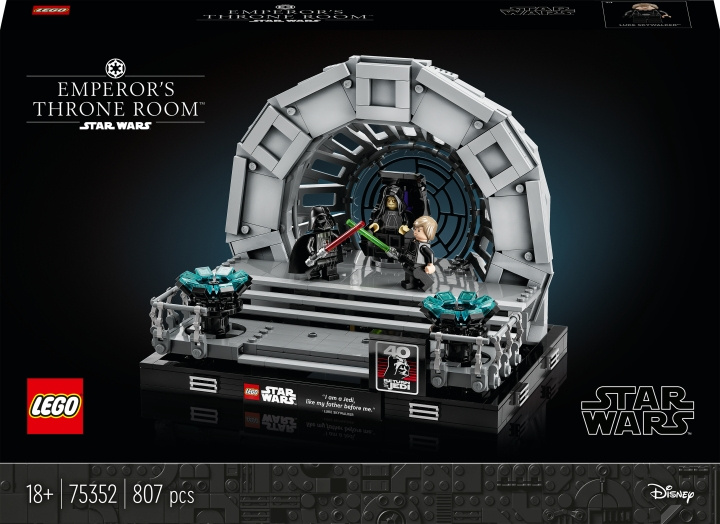 LEGO Star Wars 75352 - Emperor\'s Throne Room™ Diorama i gruppen LEKER, BARN OG BABY / Leker / Byggeleker / Lego hos TP E-commerce Nordic AB (C33414)