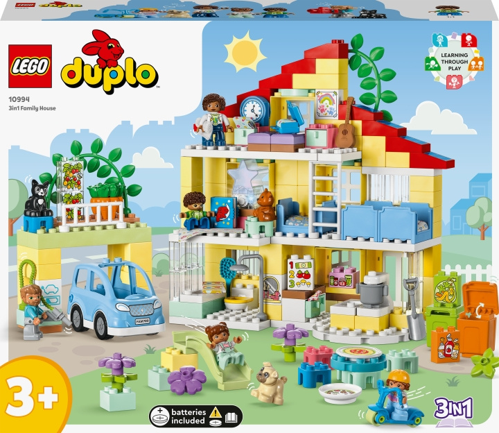 LEGO DUPLO Town 10994 - 3in1 Family House i gruppen LEKER, BARN OG BABY / Leker / Byggeleker / Lego hos TP E-commerce Nordic AB (C33419)