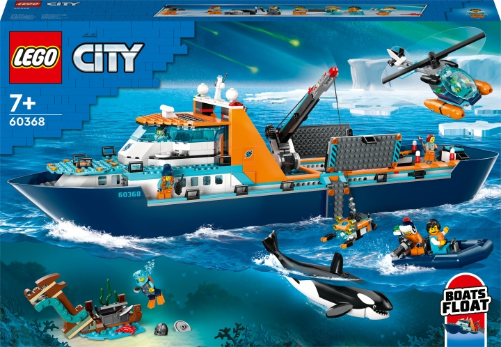 Lego City Exploration 60368 - Polarforsker og skip i gruppen LEKER, BARN OG BABY / Leker / Byggeleker / Lego hos TP E-commerce Nordic AB (C33426)