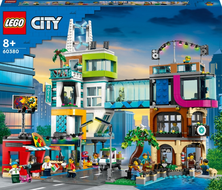 Lego City My City 60380 - Byens sentrum i gruppen LEKER, BARN OG BABY / Leker / Byggeleker / Lego hos TP E-commerce Nordic AB (C33428)