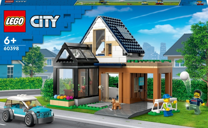 Lego City My City 60398 - Familievilla og elbil i gruppen LEKER, BARN OG BABY / Leker / Byggeleker / Lego hos TP E-commerce Nordic AB (C33429)
