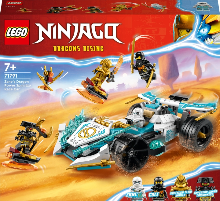 LEGO Ninjago 71791 - Zane’s Dragon Power Spinjitzu Race Car i gruppen LEKER, BARN OG BABY / Leker / Byggeleker / Lego hos TP E-commerce Nordic AB (C33435)
