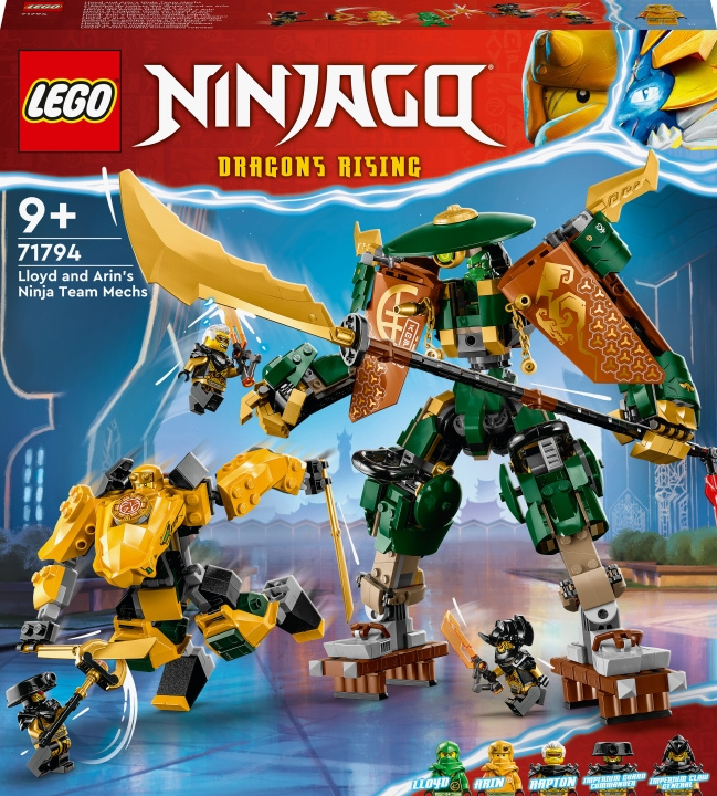 Lego Ninjago 71794 - Lloyd og Arins ninjaroboter i gruppen LEKER, BARN OG BABY / Leker / Byggeleker / Lego hos TP E-commerce Nordic AB (C33438)