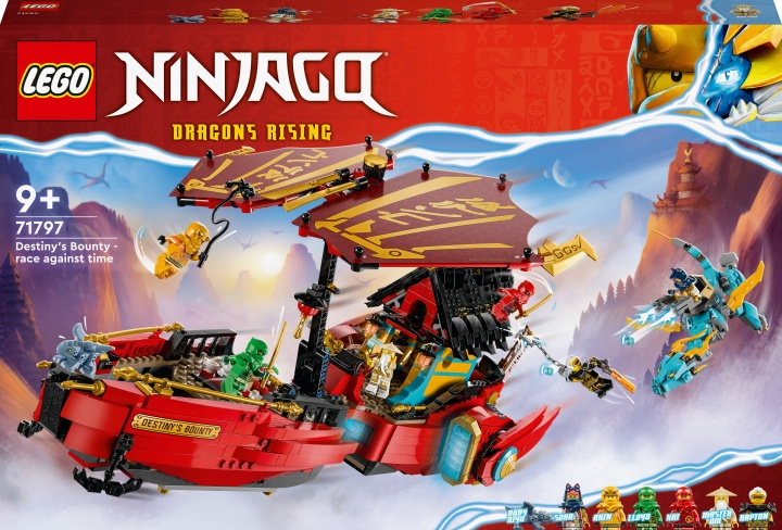 LEGO Ninjago 71797 - Destiny’s Bounty - Race Against Time i gruppen LEKER, BARN OG BABY / Leker / Byggeleker / Lego hos TP E-commerce Nordic AB (C33440)