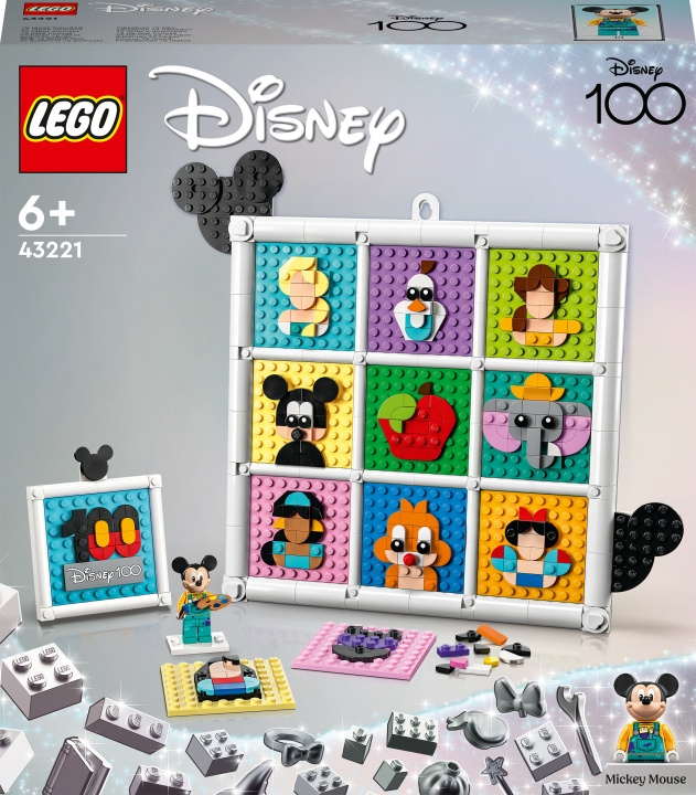 LEGO Disney Classic 43221 - 100 Years of Disney Animation Icons i gruppen LEKER, BARN OG BABY / Leker / Byggeleker / Lego hos TP E-commerce Nordic AB (C33442)