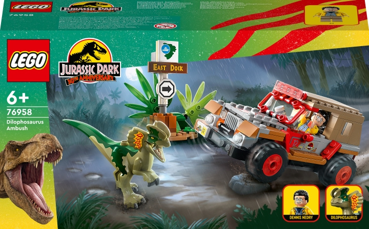 LEGO Jurassic World 76958 - Dilophosaurus Ambush i gruppen LEKER, BARN OG BABY / Leker / Byggeleker / Lego hos TP E-commerce Nordic AB (C33448)