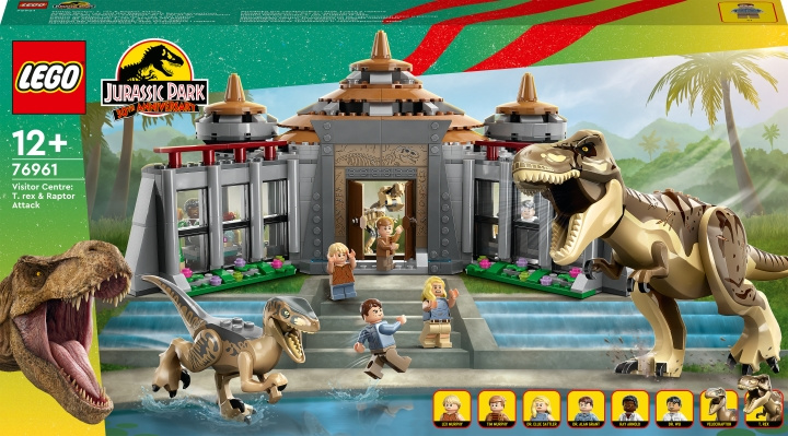 LEGO Jurassic World 76961 - Visitor Center: T. rex & Raptor Attack i gruppen LEKER, BARN OG BABY / Leker / Byggeleker / Lego hos TP E-commerce Nordic AB (C33451)