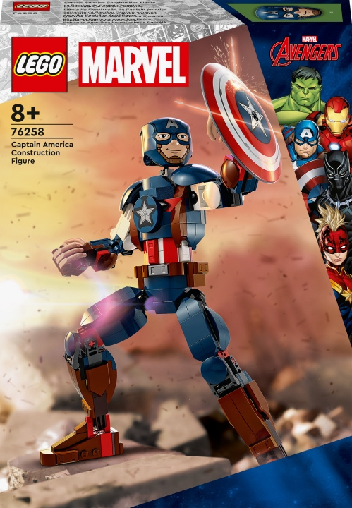 Lego Super Heroes Marvel 76258 - Captain America konstruksjonsfigur i gruppen LEKER, BARN OG BABY / Leker / Byggeleker / Lego hos TP E-commerce Nordic AB (C33455)