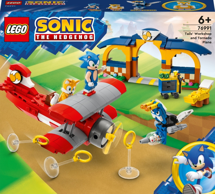 LEGO Sonic the Hedgehog 76991 - Tails\' Workshop and Tornado Plane i gruppen LEKER, BARN OG BABY / Leker / Byggeleker / Lego hos TP E-commerce Nordic AB (C33475)