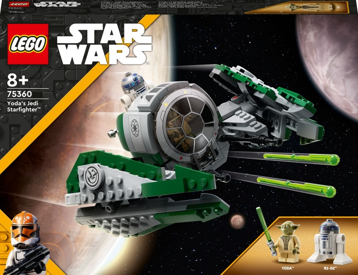 LEGO Star Wars 75360 - Yodan Jedi Starfighter™ i gruppen LEKER, BARN OG BABY / Leker / Byggeleker / Lego hos TP E-commerce Nordic AB (C33480)