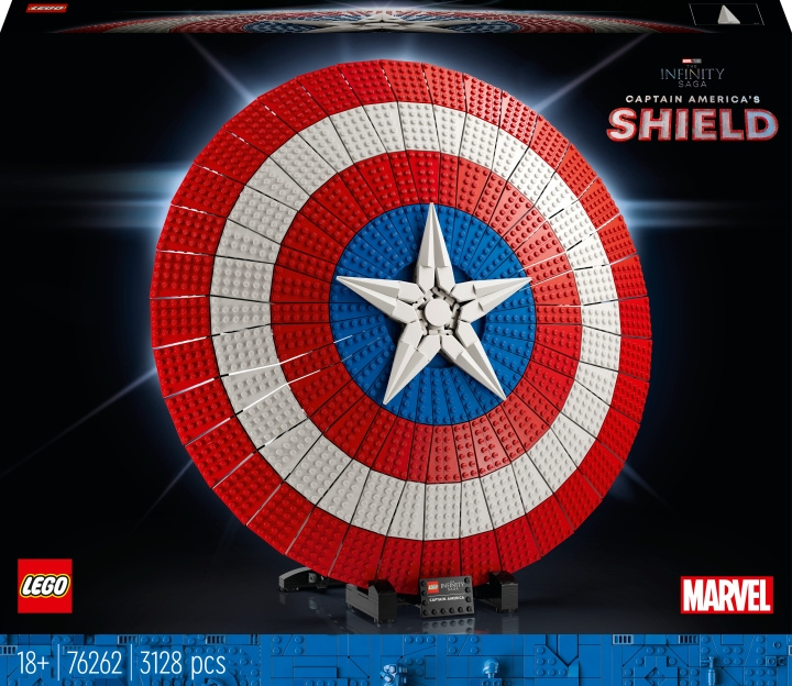 LEGO Super Heroes Marvel 76262 - Captain America\'s Shield i gruppen LEKER, BARN OG BABY / Leker / Byggeleker / Lego hos TP E-commerce Nordic AB (C33490)