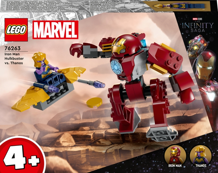 LEGO Super Heroes Marvel 76263 - Iron Man Hulkbuster vs. Thanos i gruppen LEKER, BARN OG BABY / Leker / Byggeleker / Lego hos TP E-commerce Nordic AB (C33491)