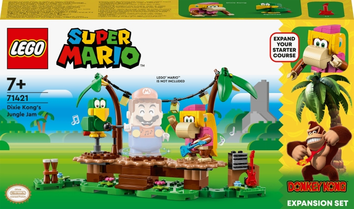 LEGO Super Mario 71421 - Dixie Kong\'s Jungle Jam Expansion Set i gruppen LEKER, BARN OG BABY / Leker / Byggeleker / Lego hos TP E-commerce Nordic AB (C33493)