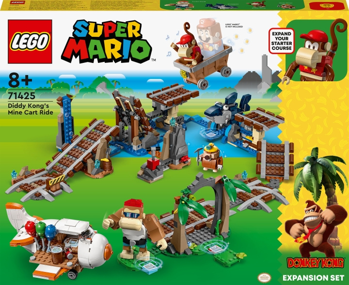 LEGO Super Mario 71425 - Diddy Kong\'s Mine Cart Ride Expansion Set i gruppen LEKER, BARN OG BABY / Leker / Byggeleker / Lego hos TP E-commerce Nordic AB (C33497)