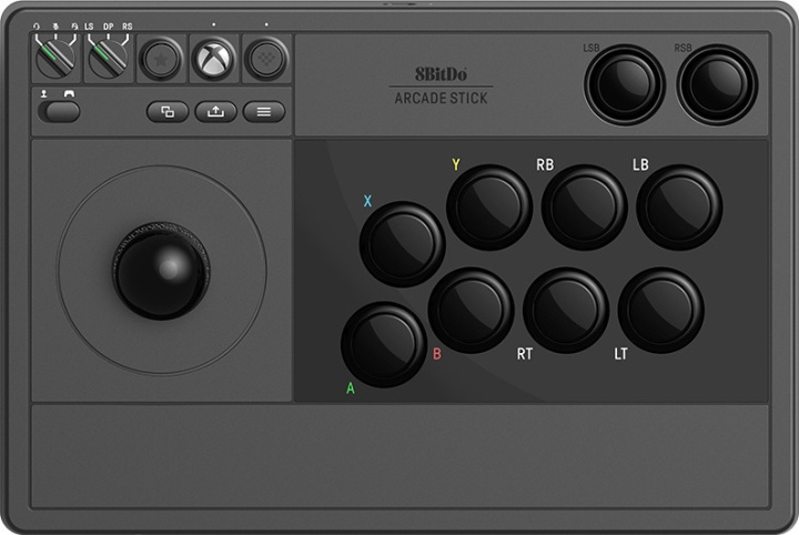 8Bitdo Arcade Stick, svart, Xbox / PC i gruppen Datautstyr / GAMING / Gamepad hos TP E-commerce Nordic AB (C33517)