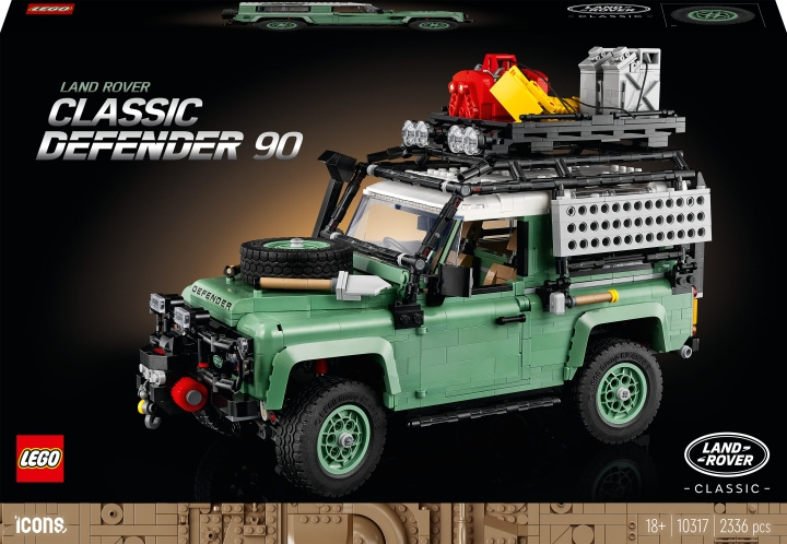 Lego Ikoner 10317 - Land Rover Classic Defender 90 i gruppen LEKER, BARN OG BABY / Leker / Byggeleker / Lego hos TP E-commerce Nordic AB (C33601)
