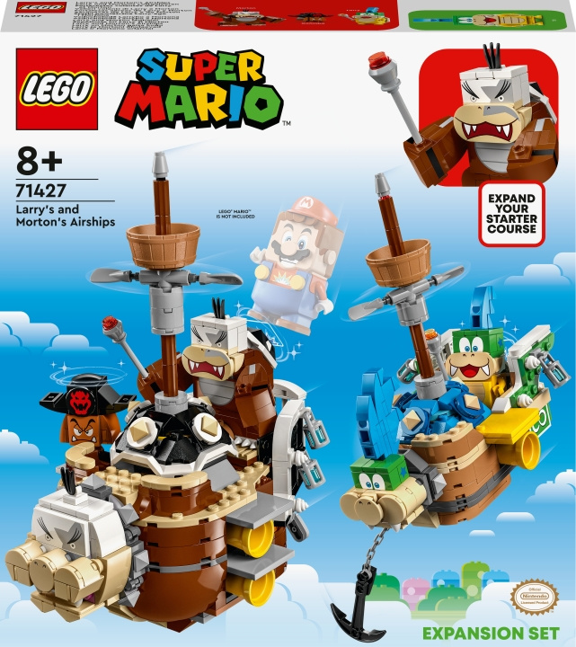 Lego Super Mario 71427 - Utvidelsessett Larry og Mortons luftskip i gruppen LEKER, BARN OG BABY / Leker / Byggeleker / Lego hos TP E-commerce Nordic AB (C33614)