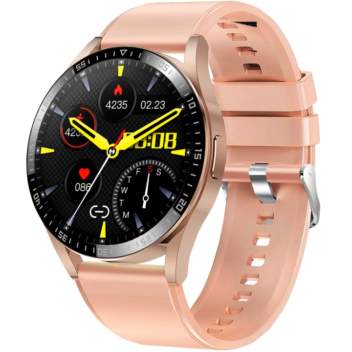 DENVER SWC-372 Smart Watch Rosa i gruppen SPORT, FRITID & HOBBY / Smartwatch og Aktivitetsmålere / Smartwatches hos TP E-commerce Nordic AB (C33724)