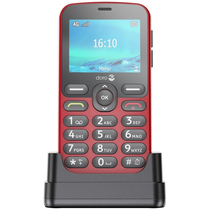 DORO 1881 4G Röd i gruppen SMARTTELEFON & NETTBRETT / Mobiltelefoner & smartphones hos TP E-commerce Nordic AB (C33728)