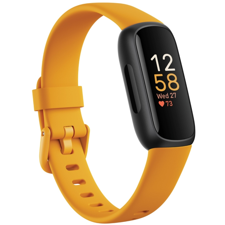 Fitbit Inspire 3, svart/morgenglød i gruppen SPORT, FRITID & HOBBY / Smartwatch og Aktivitetsmålere / Aktivitetsmålere hos TP E-commerce Nordic AB (C33910)