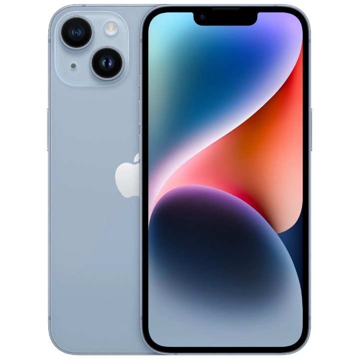 Apple iPhone 14 128 GB Blå i gruppen SMARTTELEFON & NETTBRETT / Mobiltelefoner & smartphones hos TP E-commerce Nordic AB (C33917)