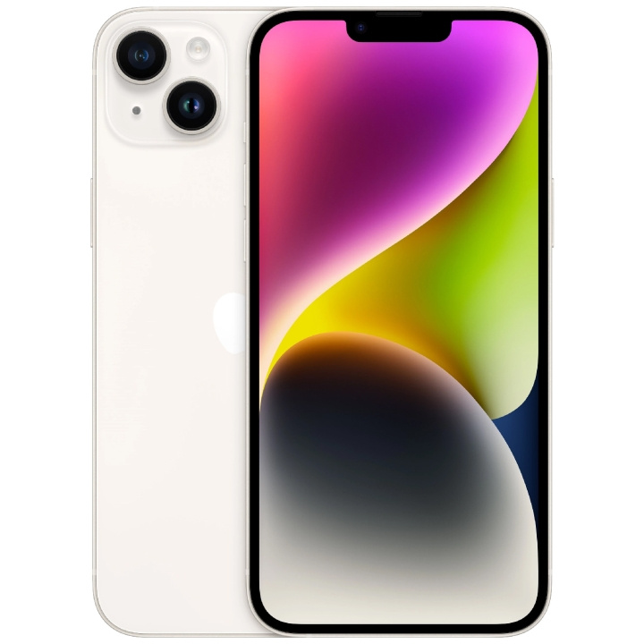 Apple iPhone 14 Plus 128 GB Starlight i gruppen SMARTTELEFON & NETTBRETT / Mobiltelefoner & smartphones hos TP E-commerce Nordic AB (C33923)