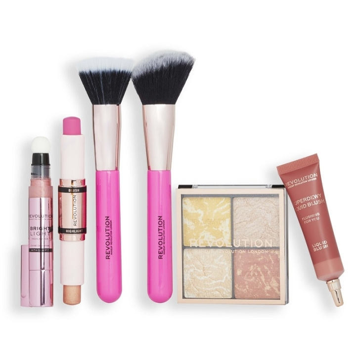 Makeup Revolution Gavesett med rødme og glød i gruppen HELSE OG SKJØNNHET / Gavesett / Gavesett for henne hos TP E-commerce Nordic AB (C33939)