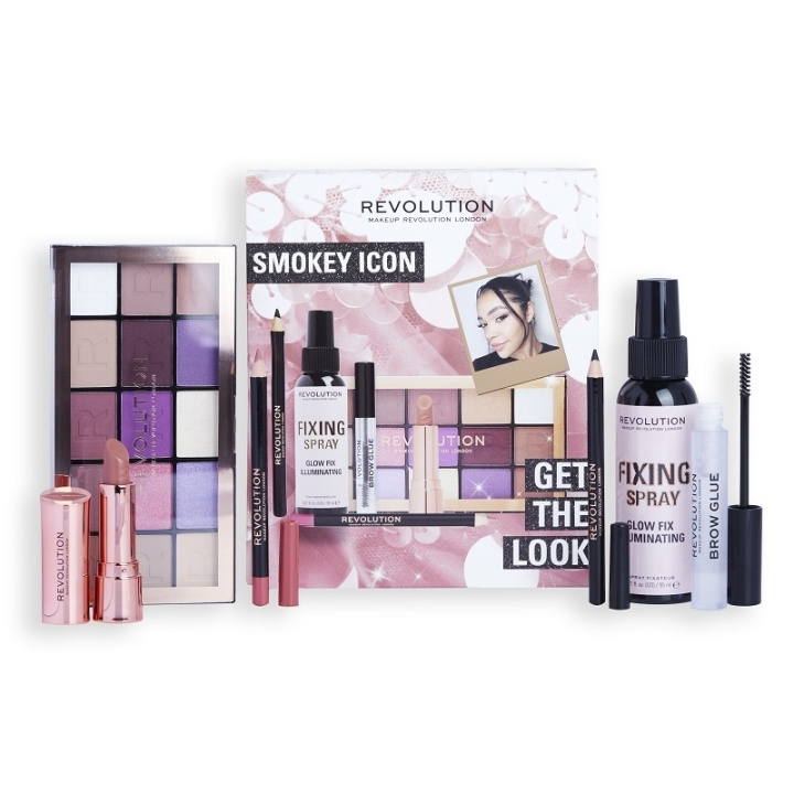 Makeup Revolution Get The Look Smokey Icon Gift Set i gruppen HELSE OG SKJØNNHET / Gavesett / Gavesett for henne hos TP E-commerce Nordic AB (C33940)