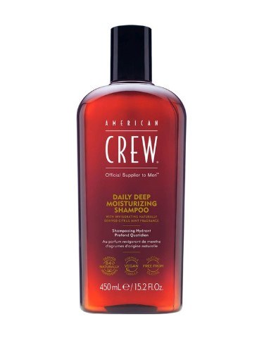 American Crew Daily Deep Moisturizing Shampoo 450ml i gruppen HELSE OG SKJØNNHET / Hår & styling / Hårpleie / Sjampo hos TP E-commerce Nordic AB (C33941)